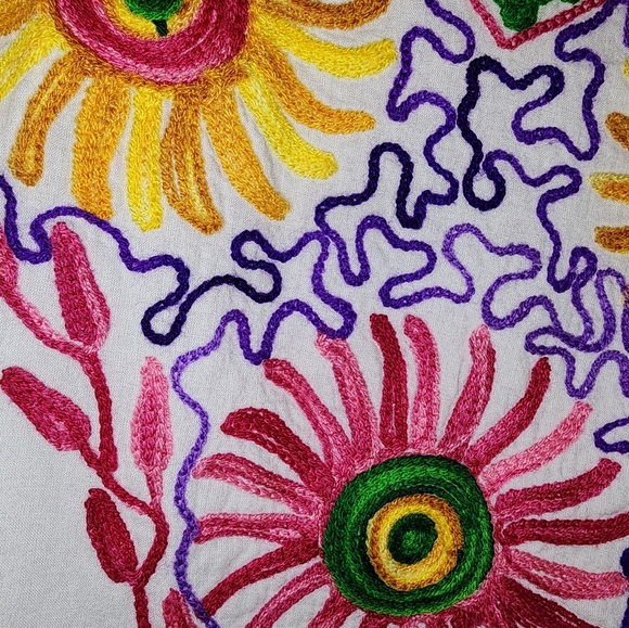 Boho Embroidered Tunic by California Woman, Size 1X - Plus Size - Picture 2 of 3